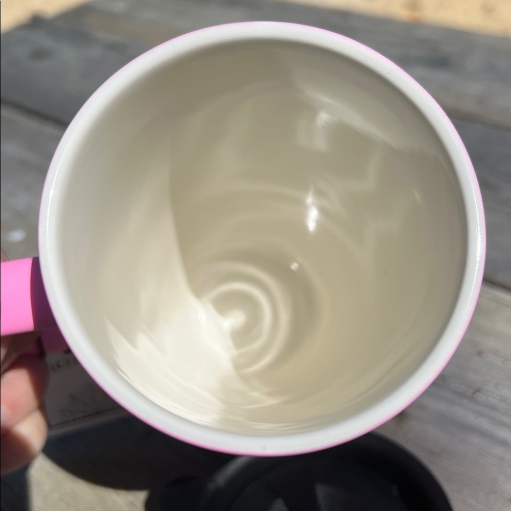 Pink Halloween Skeleton Hand Mug @ 10 oz - Picture 6 of 10